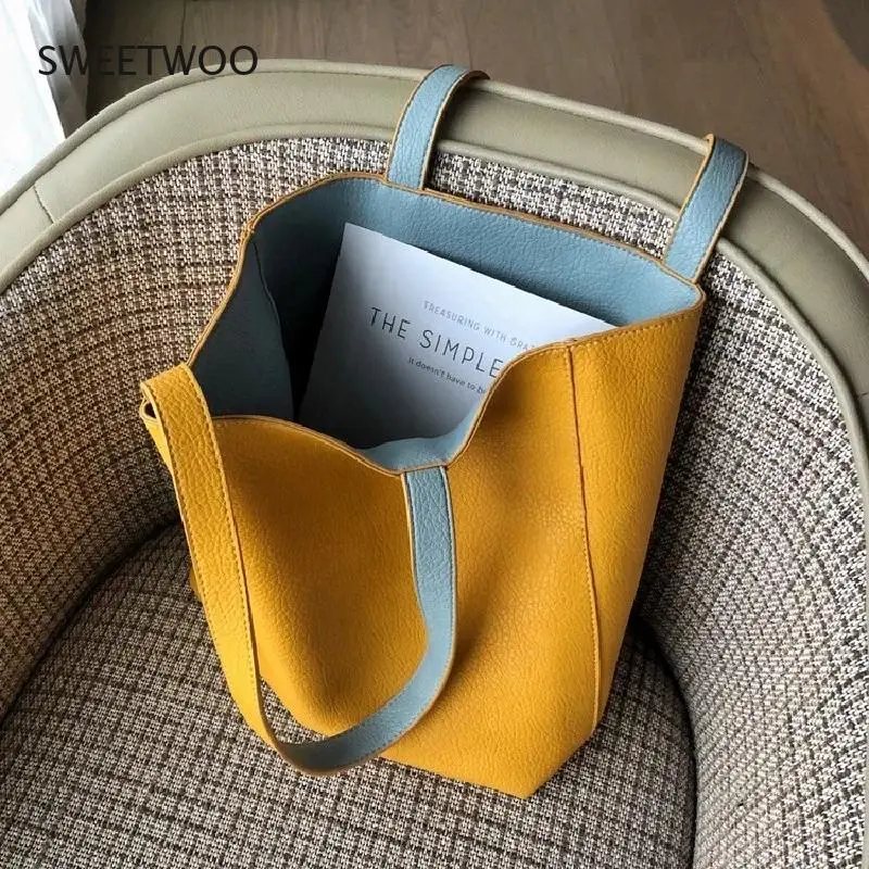 Interior Design Handbook - PU Leather Ladies Novelty Design Shoulder