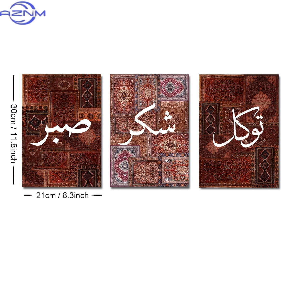 2D FLAT 3pcs Set Unframed Boho - Abstract Canvas Set 评论和价格