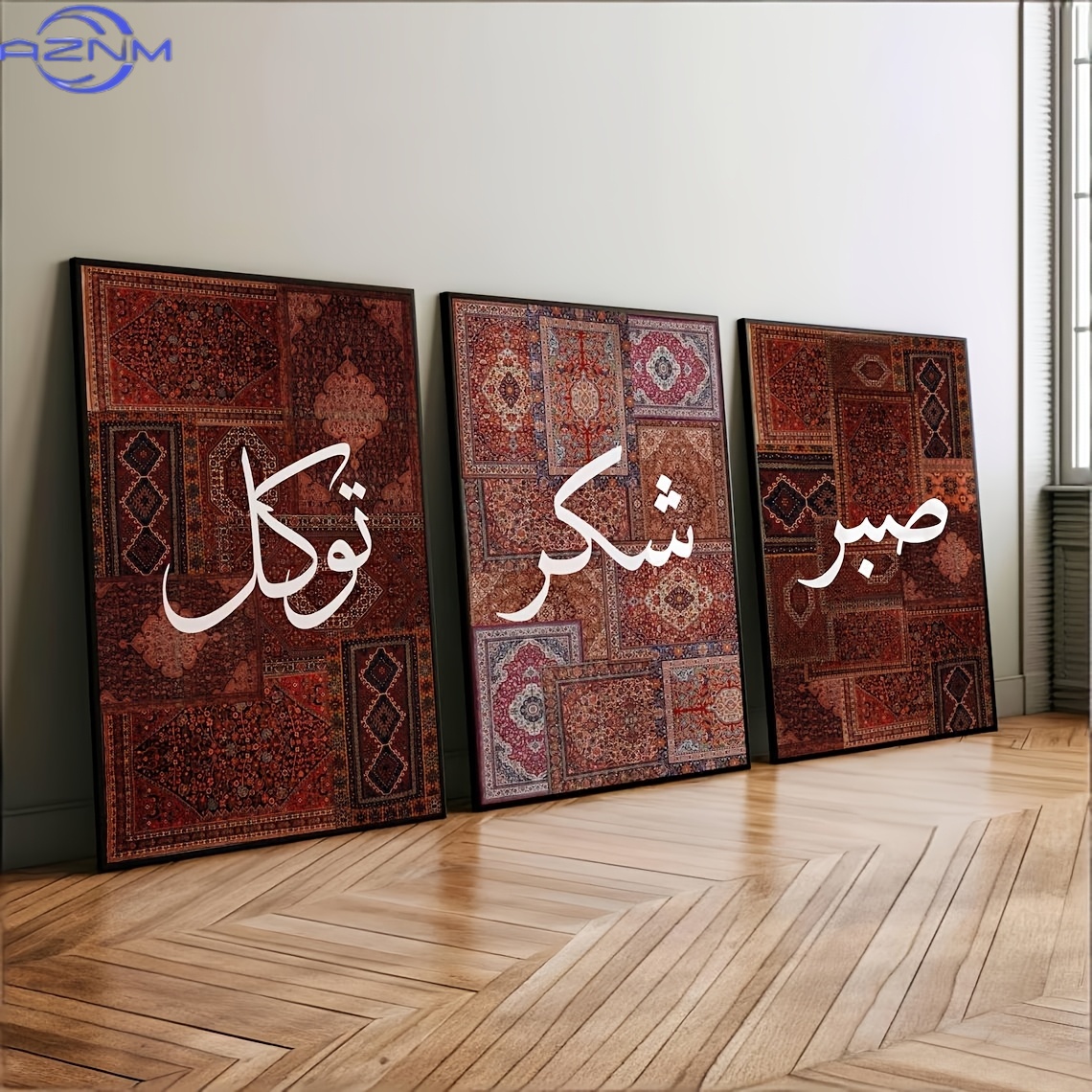 2D FLAT 3pcs Set Unframed Boho - Abstract Canvas Set 评论和价格