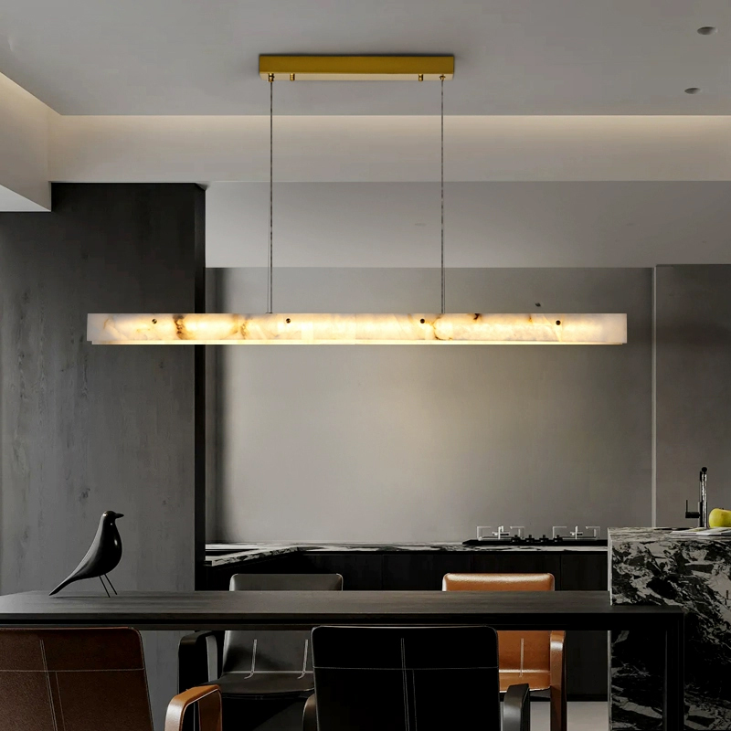 Postmodern Marble Long Pendant - Interior Design Kitchen Modern 评论和价格