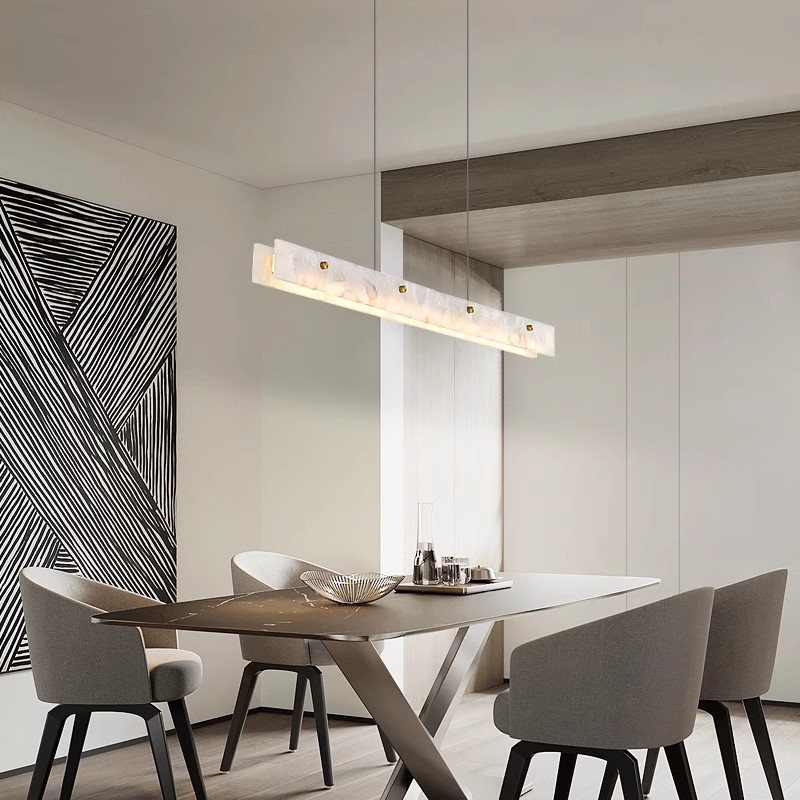 Postmodern Marble Long Pendant - Interior Design Kitchen Modern 评论和价格