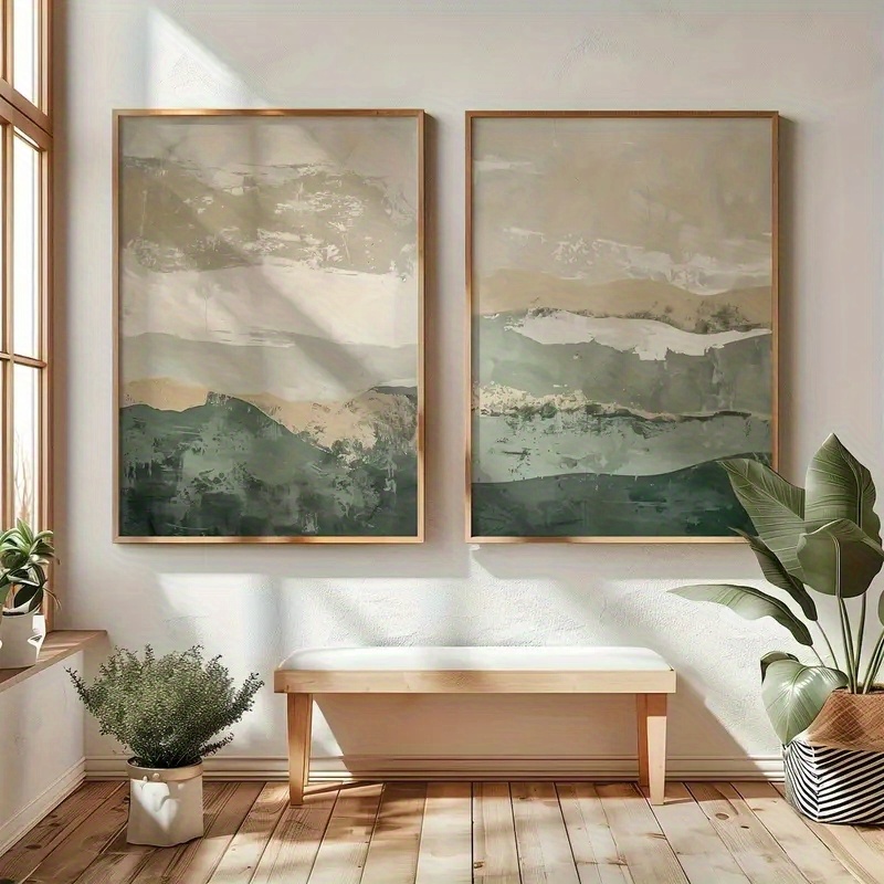 2pcs/set Wabi Sabi Abstract Ge - Abstract Canvas Set 评论和价格