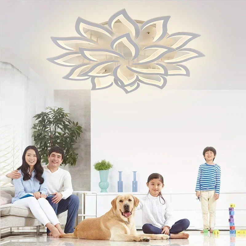 Designer LED Petal Chandelier  - Interior Design Kitchen Modern 评论和价格