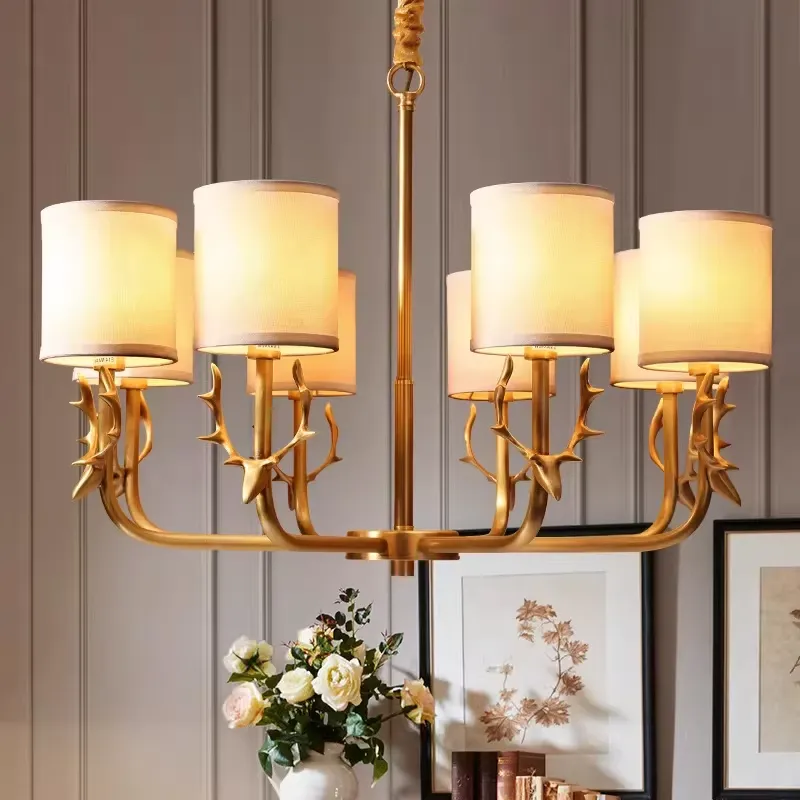 Copper Chandelier for Living R - Interior Design Years Of Study 评论和价格