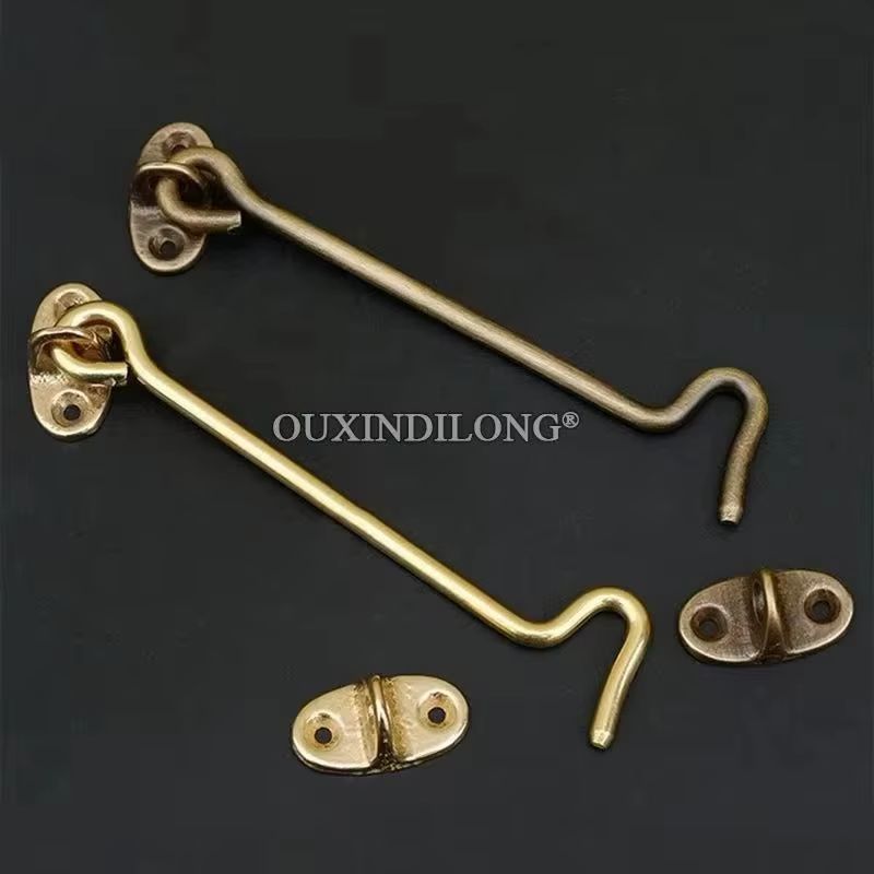 Retro 8PCS Solid Brass Antique - Antique Brass Hook 评论和价格
