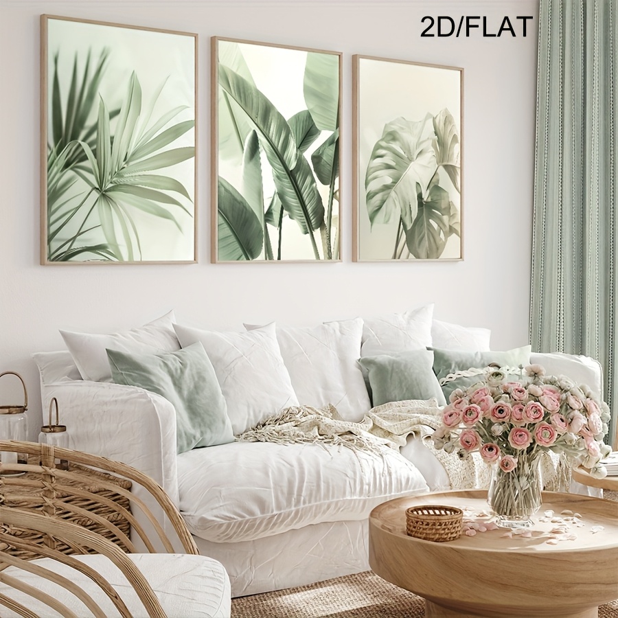 Frameless2D Flat, 3pcs/set Of  - Abstract Canvas Set 评论和价格