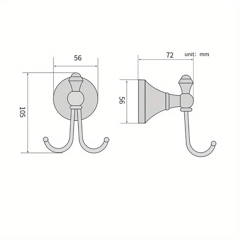 For Bathroom and Clothes Vinta - Antique Brass Hook 评论和价格