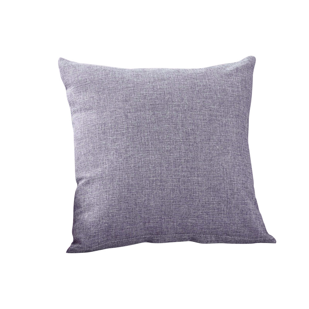 Flax Pillow Cover 50x50 Cm Eco - Textured Throw Natural 评论和价格