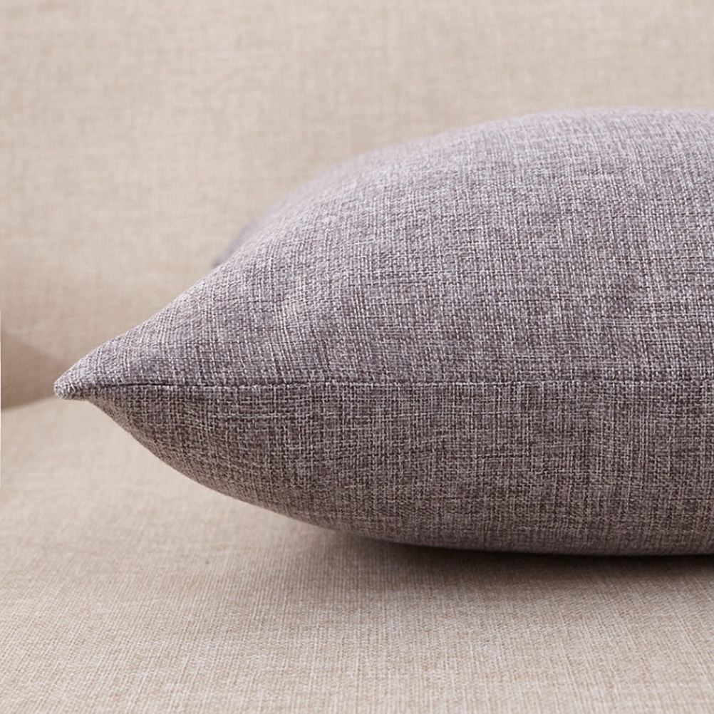 Flax Pillow Cover 50x50 Cm Eco - Textured Throw Natural 评论和价格