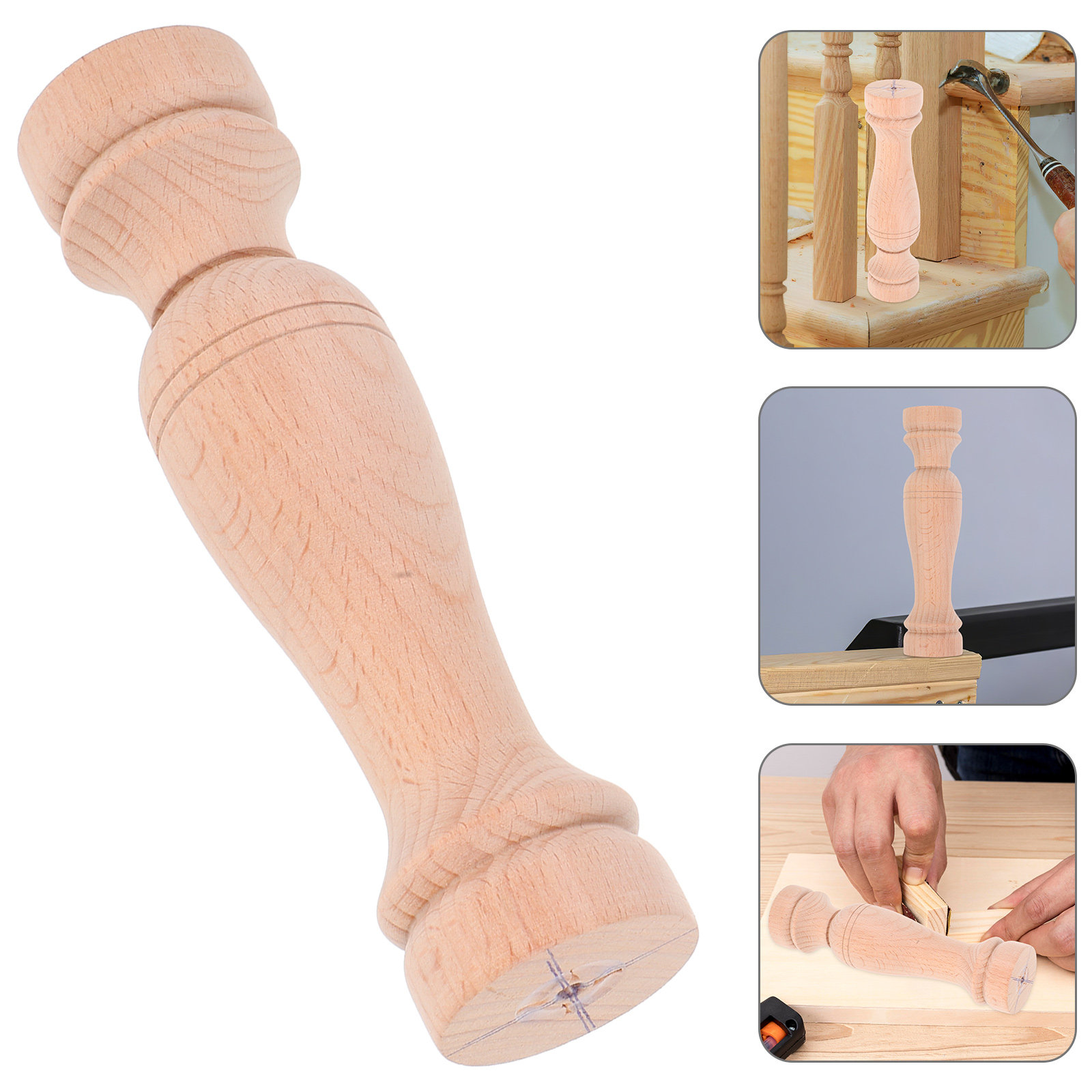Wood Balusters for Staircase I - Interior Design Deck 评论和价格