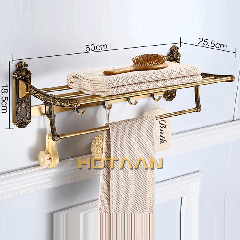 Aluminum Foldable Antique Bras - Antique Brass Hook 评论和价格