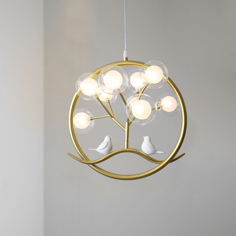 Nordic ball chandelier gold De - Interior Design Kitchen Modern 评论和价格