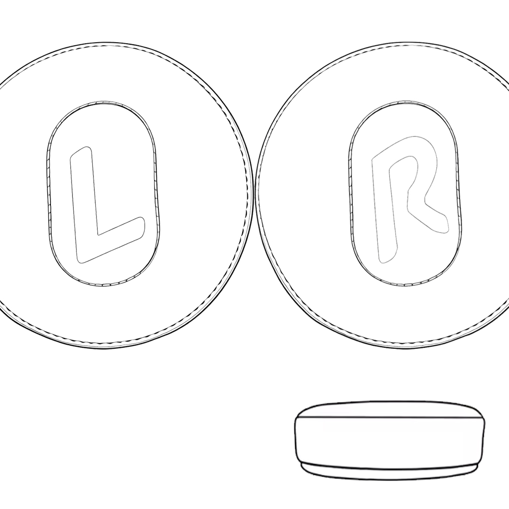 Replacement Ear Pads for Pione - Velvet Cushion Cover 评论和价格