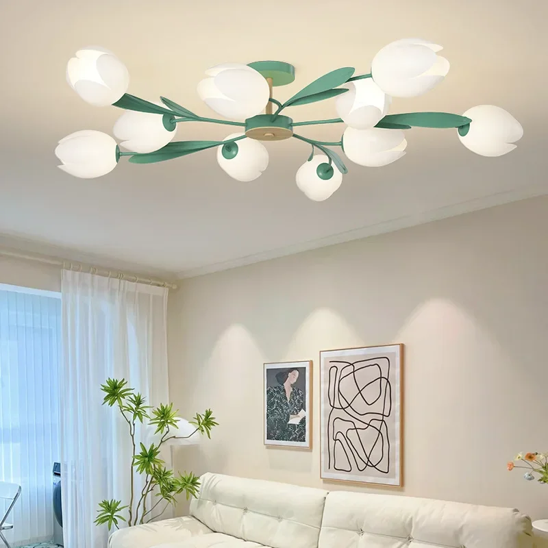 Flower Design Chandeliers Mode - Interior Design Kitchen Modern 评论和价格