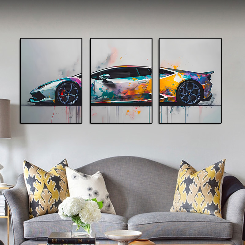 3pcs/set  frameless  3Pcs Supe - Abstract Canvas Set 评论和价格