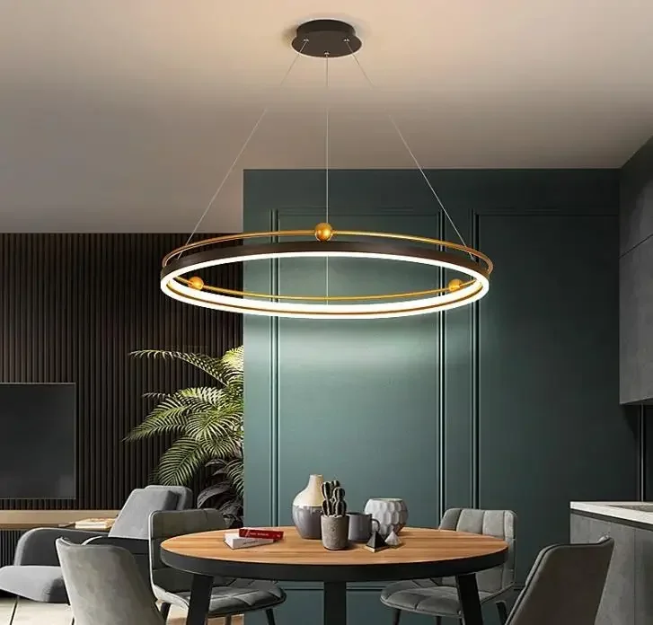 Modern led chandelier circle l - Interior Design Online Free 评论和价格