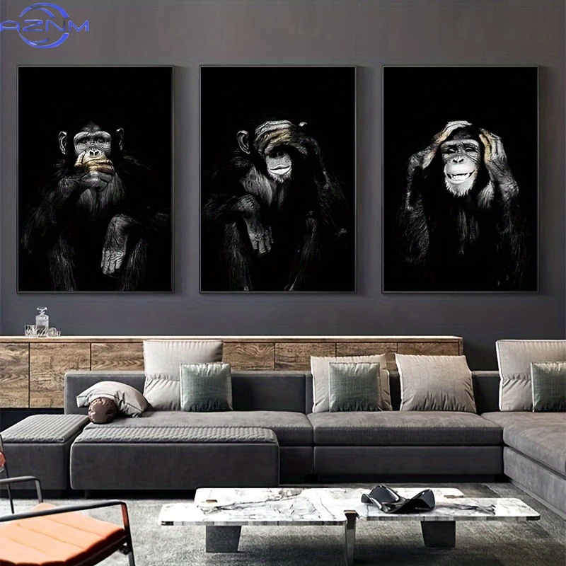 3pcs/set Big Size Unframed Ret - Abstract Canvas Set 评论和价格